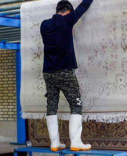 گرم خانه یا سالن خشک کردن در قالیشویی نارمک 