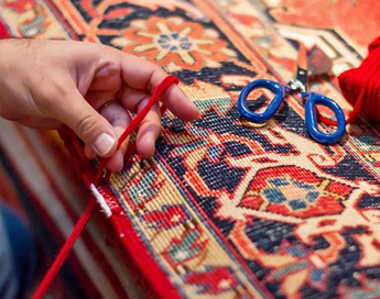 خدمات تخصصی و حرفه ای رفوی فرش در قالیشویی نارمک 